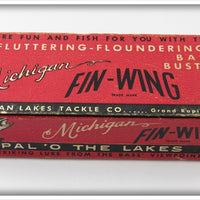Michigan Lakes Tackle Red-Fin Michigan Fin-Wing Box