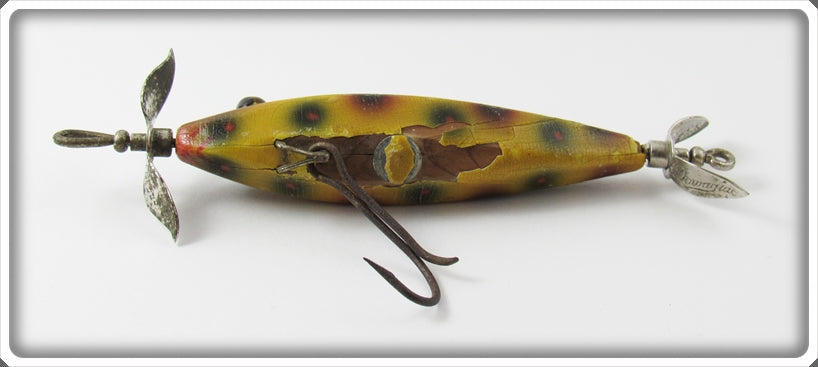 Vintage Heddon Spotted 1400 S Dowagiac Minnow Lure For Sale