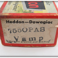 Heddon Allen Stripey Giant Vamp Empty Box 7550 PAS