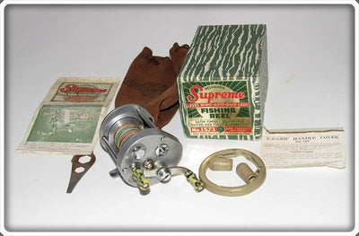 Pflueger Supreme No. 1573 Level Winding Anti Back Lash Baitcasting Reel