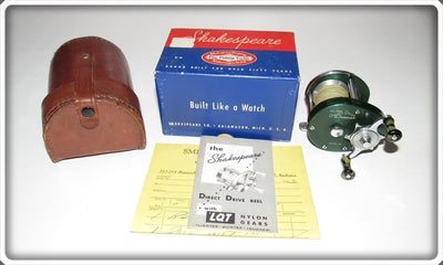 Shakespeare 1926 Model FK Direct Drive Sportcast Level Winding Reel In Box