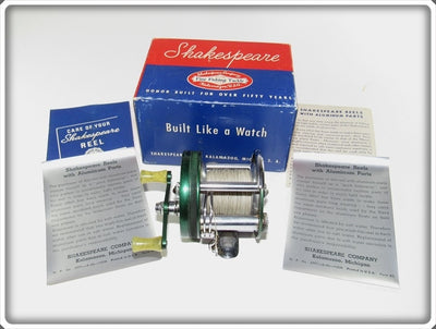 Shakespeare 1973 Model GF Direct Drive Sportcast Level Winding Reel In Box