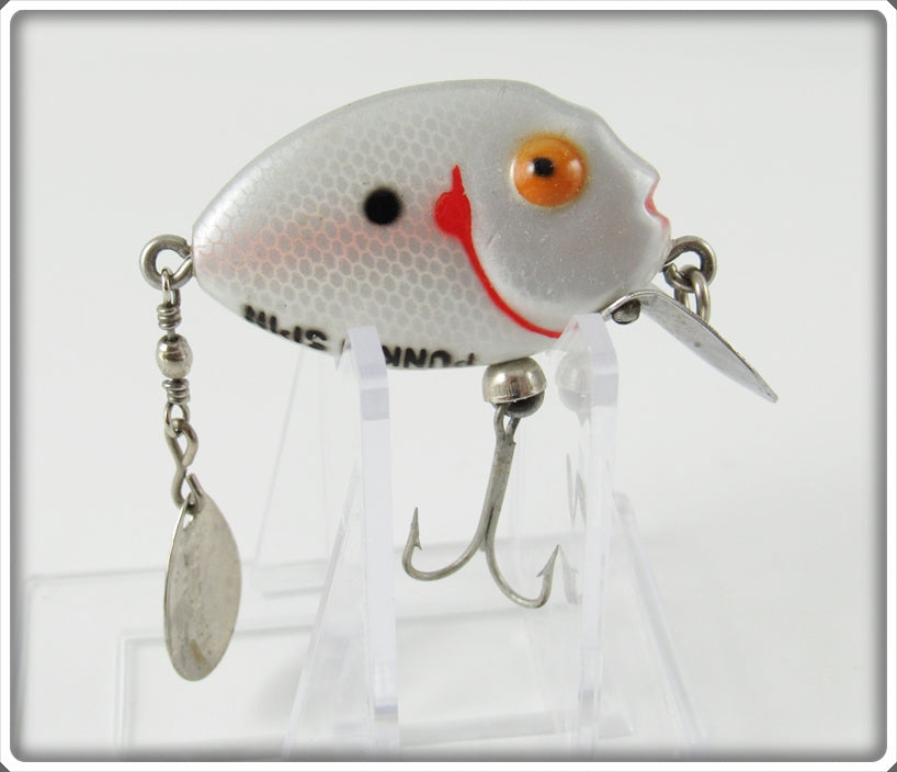 Vintage Heddon Silver Shad Tiny Punkin Spin Lure 382 SSD 