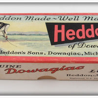 Vintage Heddon Of Dowagiac Unmarked Empty Banner Box 