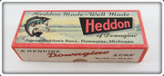 Vintage Heddon Of Dowagiac Unmarked Empty Banner Box 