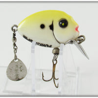 Vintage Heddon Yellow Pearl Tiny Punkin Spin Lure 382 YPR 