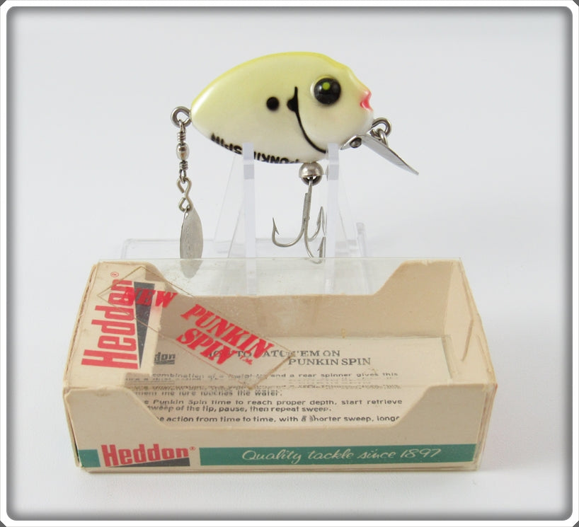 Heddon Yellow Pearl Tiny Punkin Spin Lure In Box 382 YPR