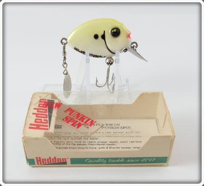 Heddon Yellow Pearl Tiny Punkin Spin Lure In Box 382 YPR