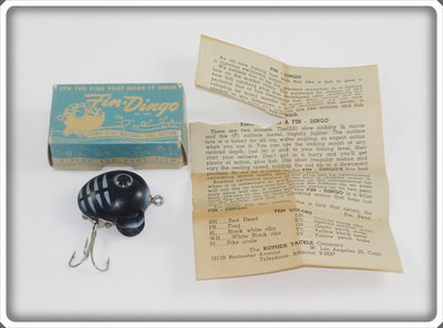 Ropher Black White Ribs Fin Dingo In Correct Box BL ~