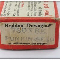Heddon Goldfish Shore 730 Punkinseed In Correct Box 730XSK Punkin-Seed