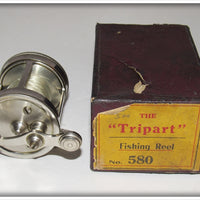 Meisselbach & Bro Tripart No. 580 Baitcasting Reel In Maroon Box