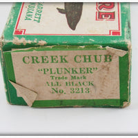 Creek Chub All Black Plunker Empty Box 3213