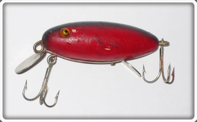 Vintage Keeling Red & Black Pike-Kee-Wig Lure 