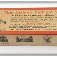 Vintage Heddon Blue Herring Giant Vamp Empty Box 7550 PBH 