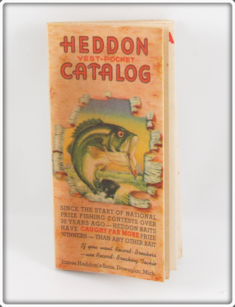 Vintage Heddon Vest Pocket Catalog