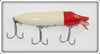 Vintage Heddon Red And White Plastic Lip Vamp Spook 9750 RW