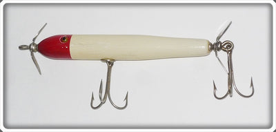 Shur Strike Red & White Glass Eye Style L Torpedo