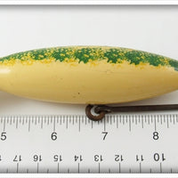 Vintage U.S. Specialty Co Green & Yellow Musky/Tarpon Tango Lure