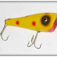 Creek Chub Special Order Yellow Spotted With Only Red Spots Plunker