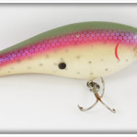 Vintage Bagley Rainbow Trout Balsa B4 Lure