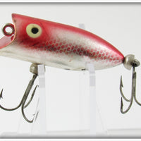 Vintage Heddon Red Chrome Tiny Lucky 13 Lure 372 NPR