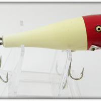 Creek Chub White & Red Head Pop-N-Dunk In Box