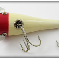 Creek Chub White & Red Head Pop-N-Dunk In Box