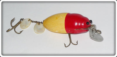 Vintage Creek Chub Special Order Red & White Beetle Lure