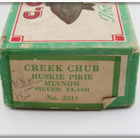 Creek Chub Silver Flash Husky Pikie Empty Box 2318