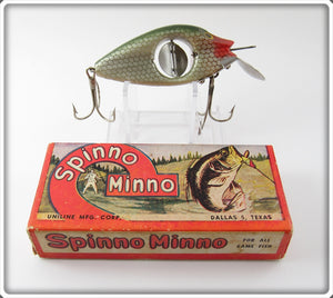 Uniline Mfg Corp Silver Shiner Spinno Minno In Box