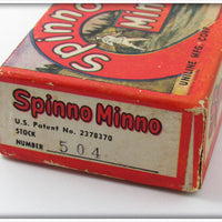 Uniline Mfg Corp Silver Shiner Spinno Minno In Box
