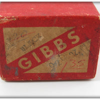 Stan Gibbs Black Glitter 2 1/2 Oz Darter Cast A Lure In Box