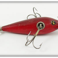 Vintage Heddon Blended Red 100 Dowagiac Minnow Lure 104