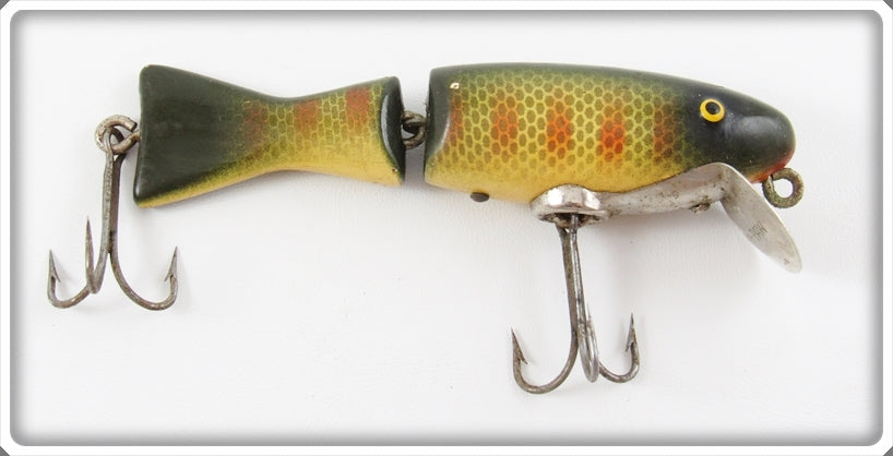 Paw Paw Gold Scale Red Stripes Jointed Caster Minnow Lure