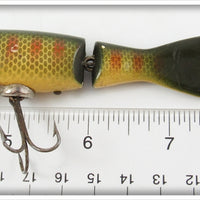 Paw Paw Gold Scale Red Stripes Jointed Caster Minnow