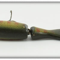 Paw Paw Gold Scale Red Stripes Jointed Caster Minnow