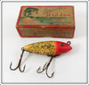 Heddon Red Head With Gold Flitter Sea Runt Lure In Box 118RH