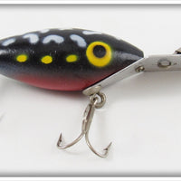 Rinehart Tackle Co Black With White & Yellow Spots Sure Hit 