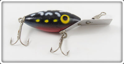 Rinehart Tackle Co Black With White & Yellow Spots Sure Hit 
