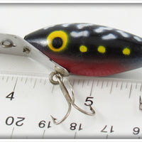 Rinehart Tackle Co Black With White & Yellow Spots Sure Hit