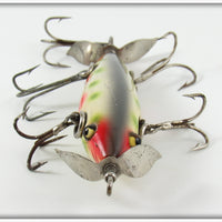 Pflueger White With Red & Green Spots Neverfail Minnow 3169