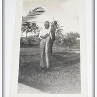 3 Early 1960's Original Photos Of A Man With A Marlin