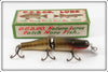 Vintage Creek Chub Pikie Scale Jointed Pikie Lure In Box 2600