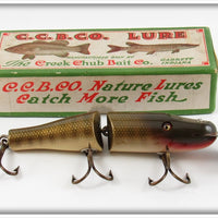 Vintage Creek Chub Pikie Scale Jointed Pikie Lure In Box 2600