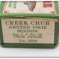 Creek Chub Pikie Scale Jointed Pikie In Box 2600