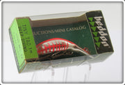 Heddon NFL Chrome Fluorescent Red Rib Tiny Tad Sealed In Box