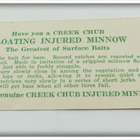 Creek Chub Perch Finish Pikie In Box 701