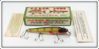 Vintage Creek Chub Perch Finish Pikie Lure In Box 701