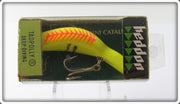 Heddon YFO Yellow Fluorescent Red Rib Tadpolly Sealed In Box