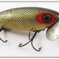 Fred Arbogast Black Silver Scale Jitterbug